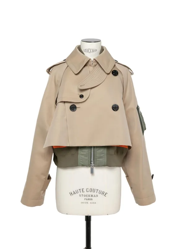 Cotton Gabardine x Nylon Twill Blouson sold by Sacai