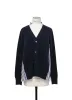 Wool Knit x Cotton Poplin Cardigan sold by Sacai