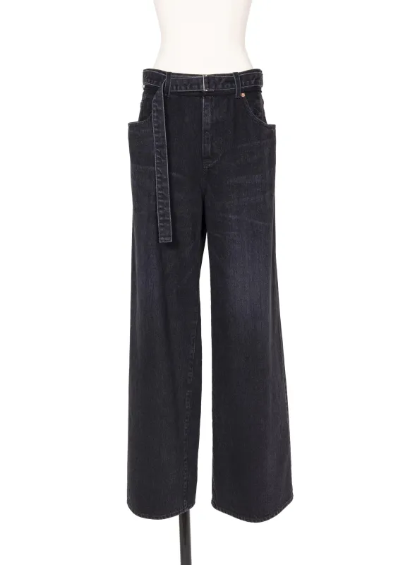 Wide Denim Pants sold by Sacai
