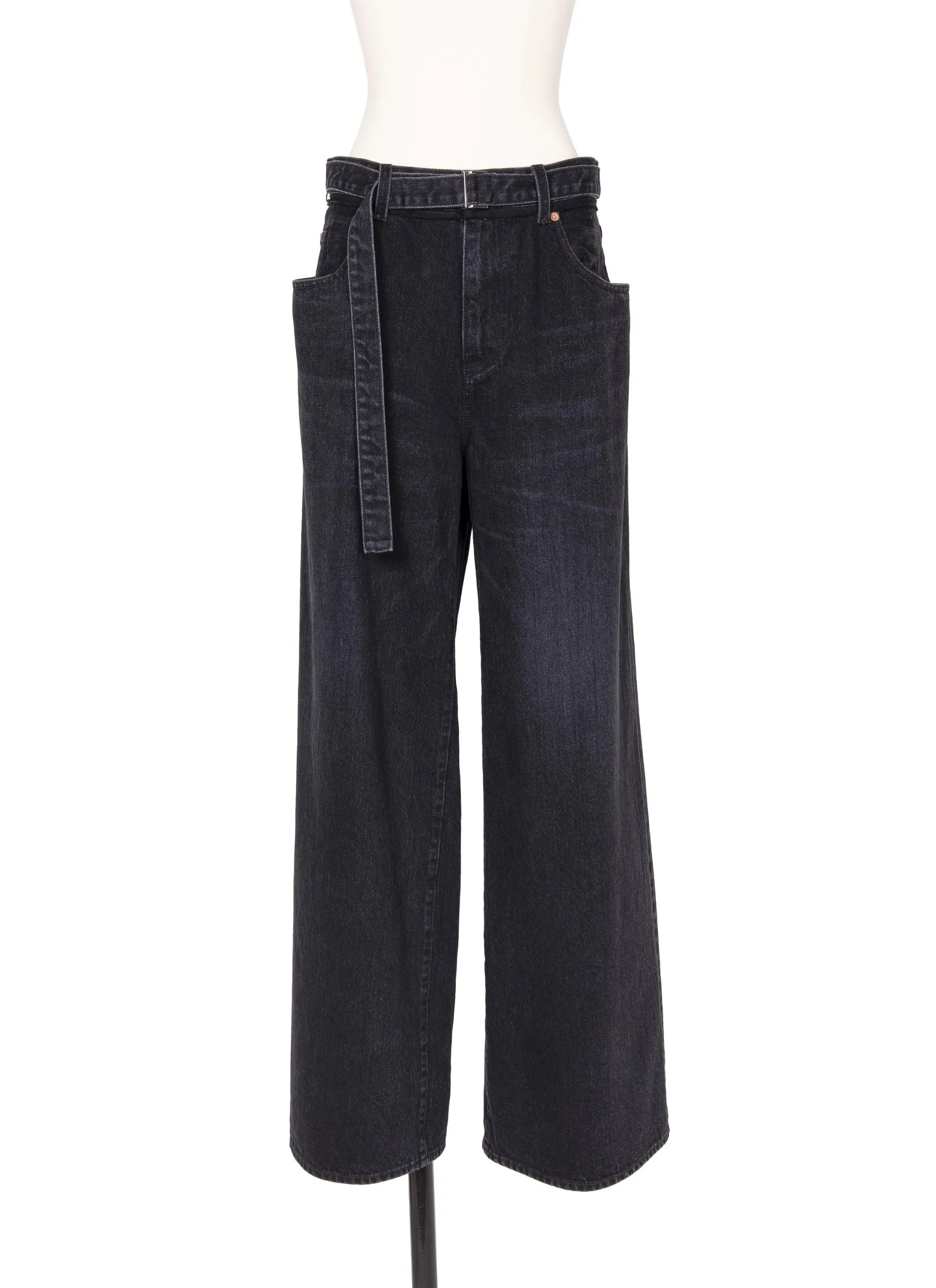 Wide Denim Pants sold by Sacai