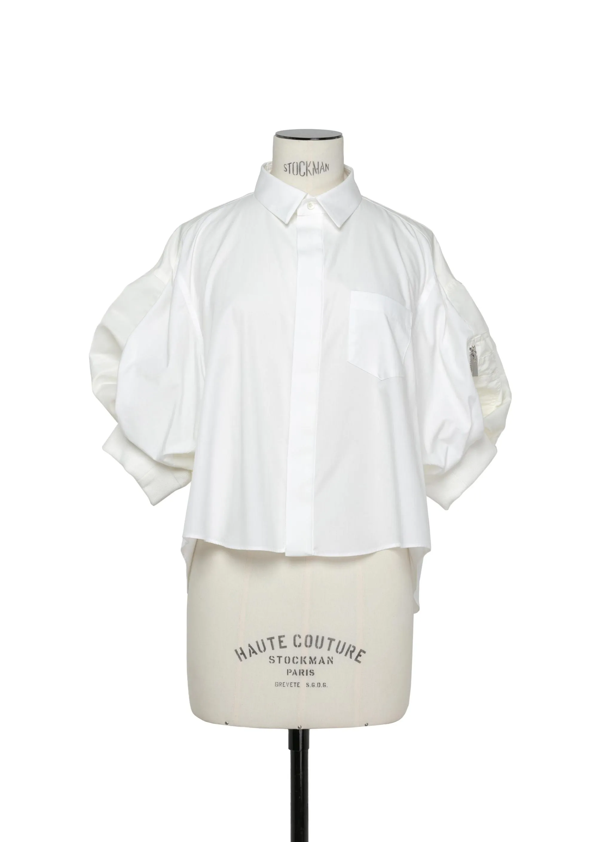 Cotton Poplin x Nylon Twill Shirt sold by Sacai product image thumbnail 2