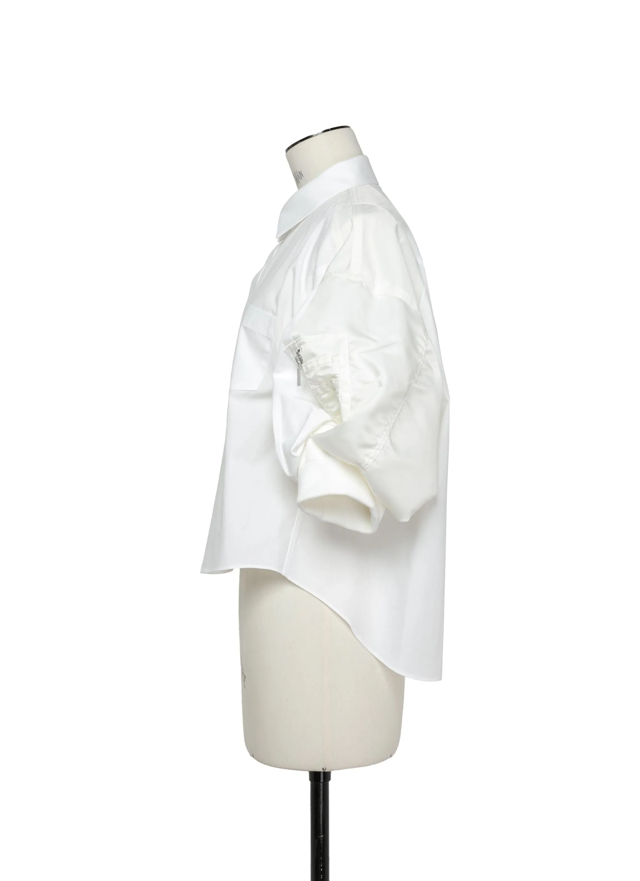 Cotton Poplin x Nylon Twill Shirt sold by Sacai product image thumbnail 3