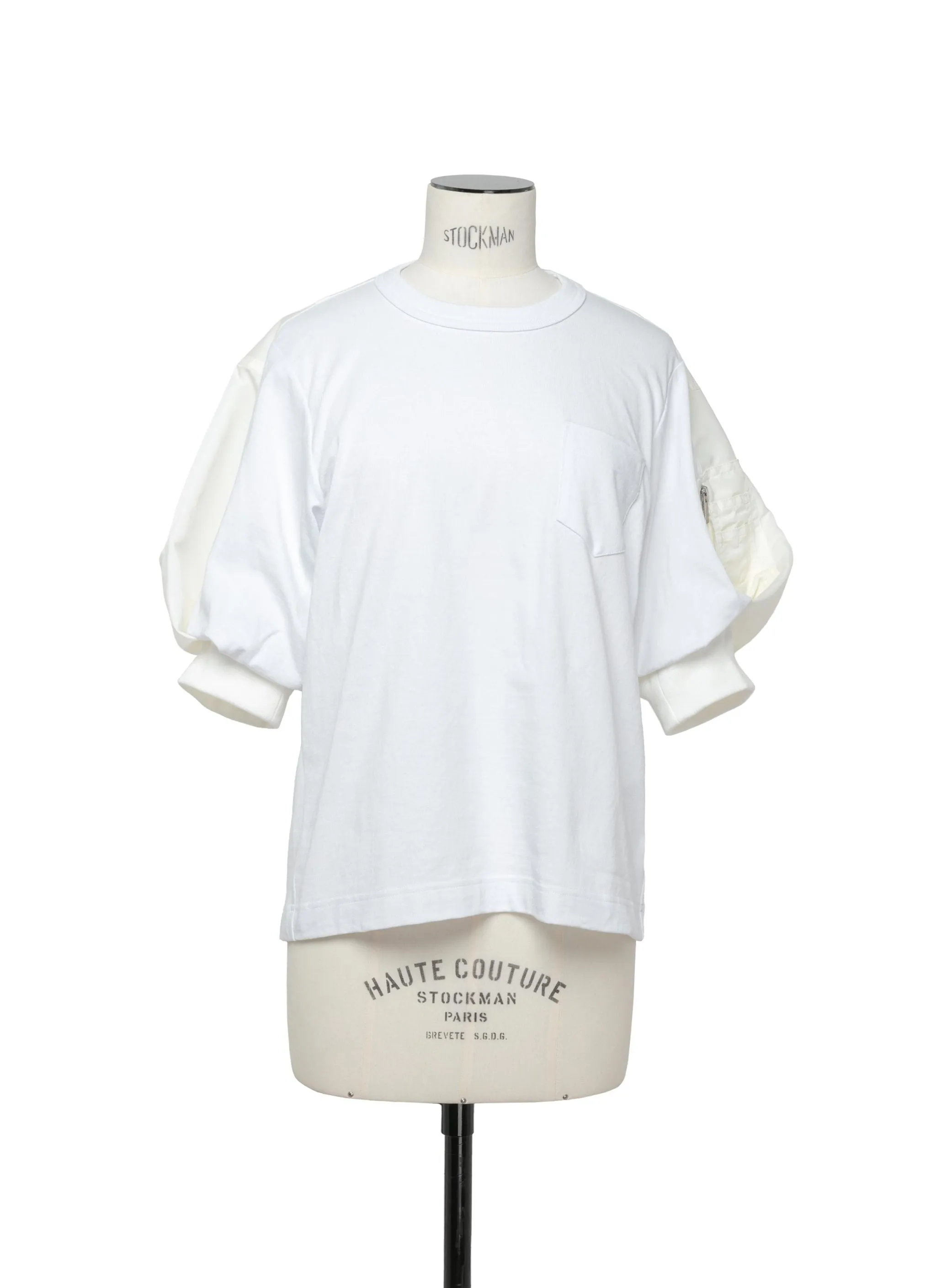 Nylon Twill x Cotton Jersey T-Shirt sold by Sacai