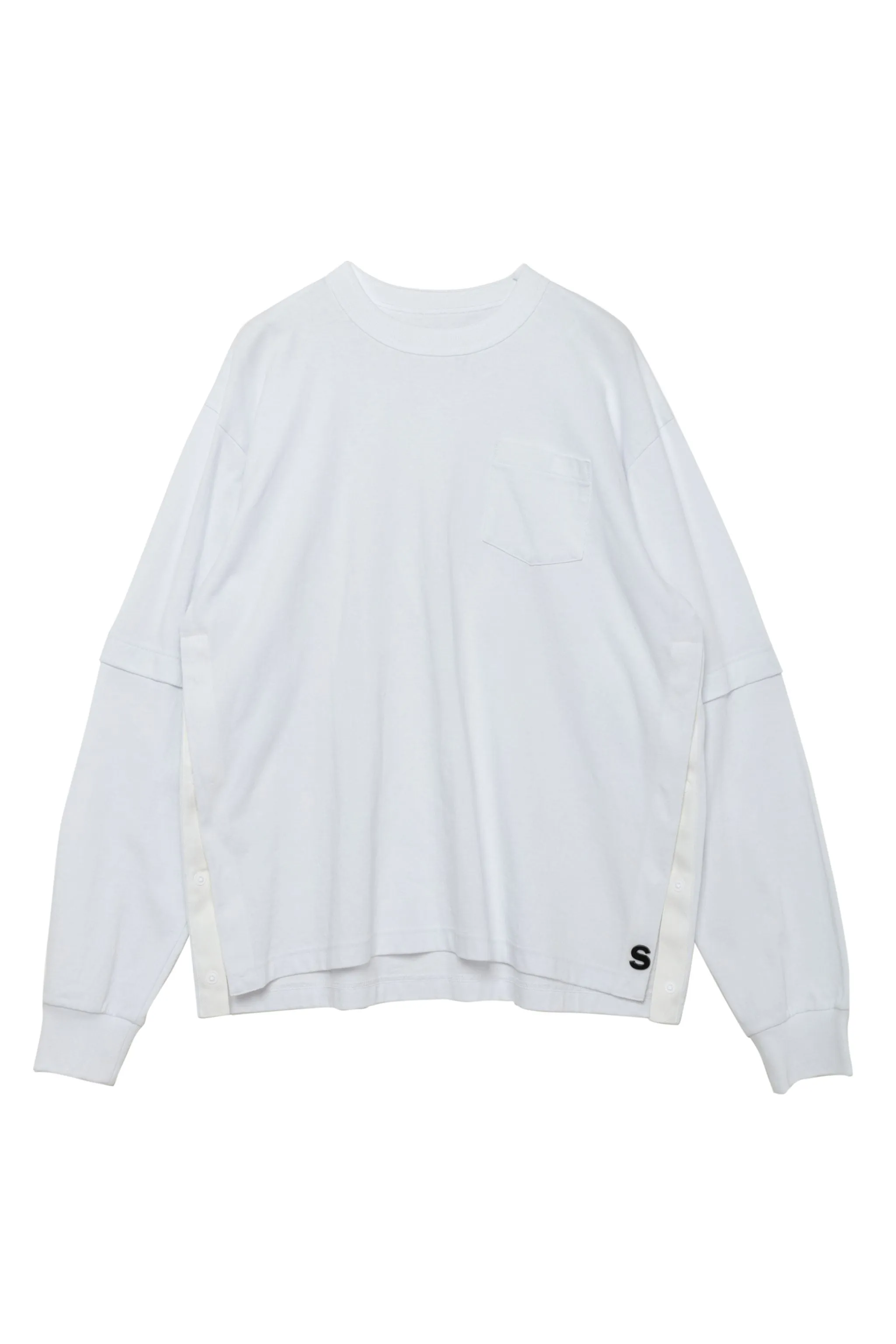 s Cotton Jersey L/S T-Shirt sold by Sacai product image thumbnail 2