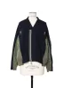 Wool Knit x Nylon Twill Cardigan sold by Sacai