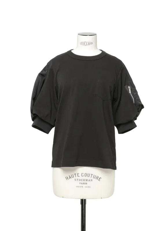 Nylon Twill x Cotton Jersey T-Shirt sold by Sacai
