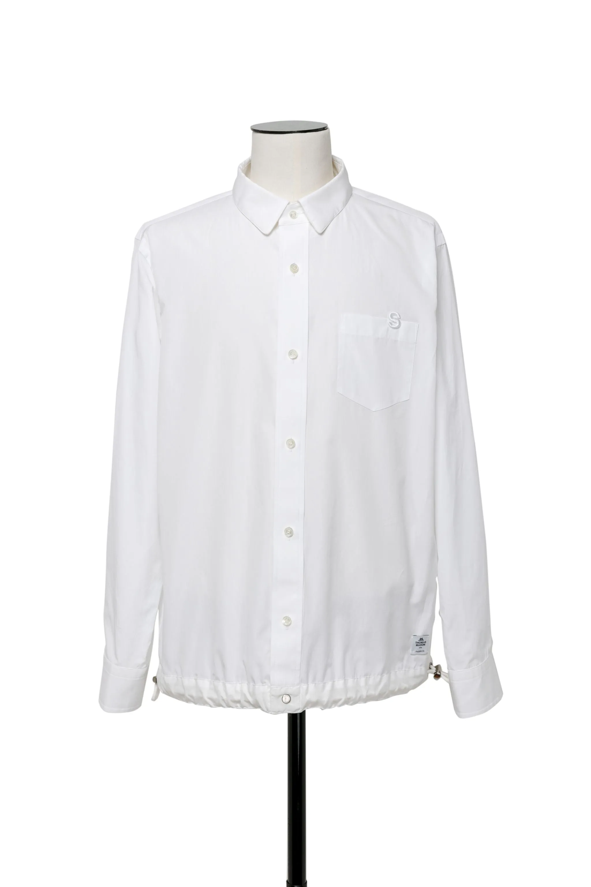 Thomas Mason s Cotton Poplin Shirt sold by Sacai