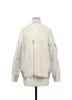 Wool Knit x Nylon Twill Cardigan sold by Sacai