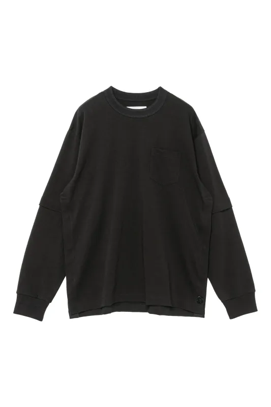 s Cotton Jersey L/S T-Shirt sold by Sacai
