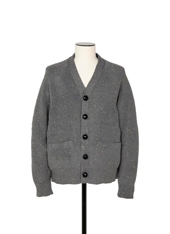 Nep Yarn Knit Cardigan sold by Sacai