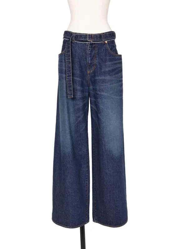 Wide Denim Pants sold by Sacai