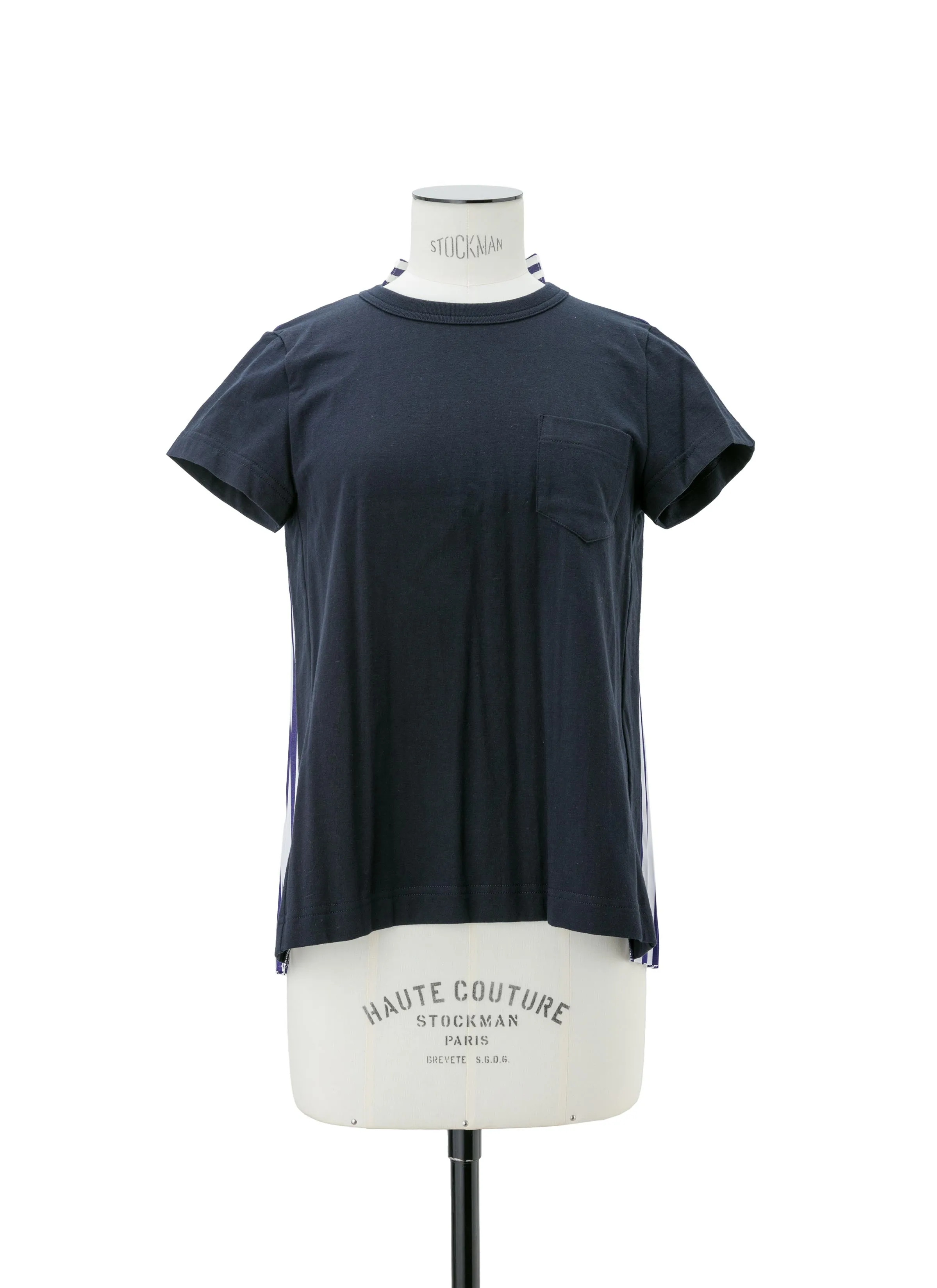 Cotton Poplin x Cotton Jersey T-Shirt sold by Sacai
