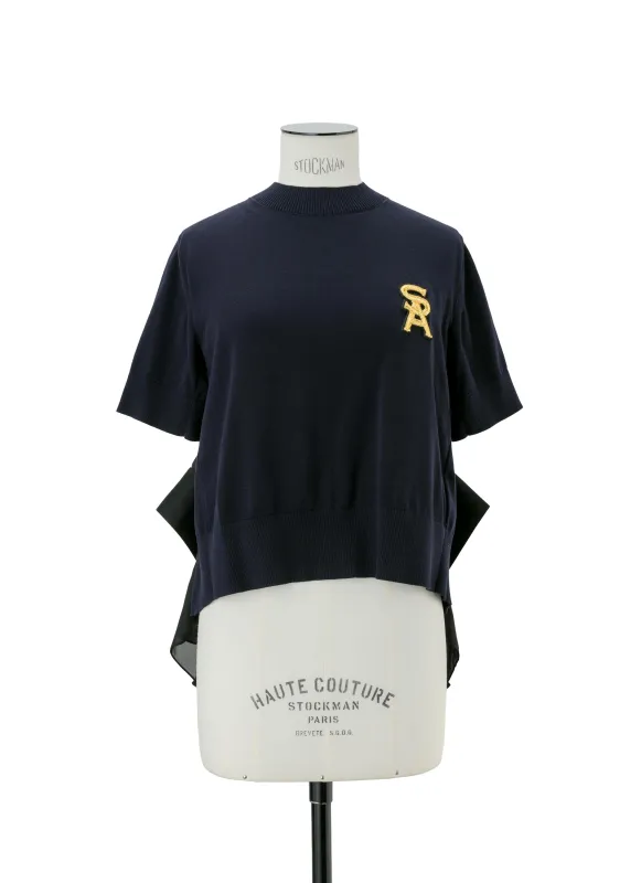 Emblem Knit Pullover sold by Sacai