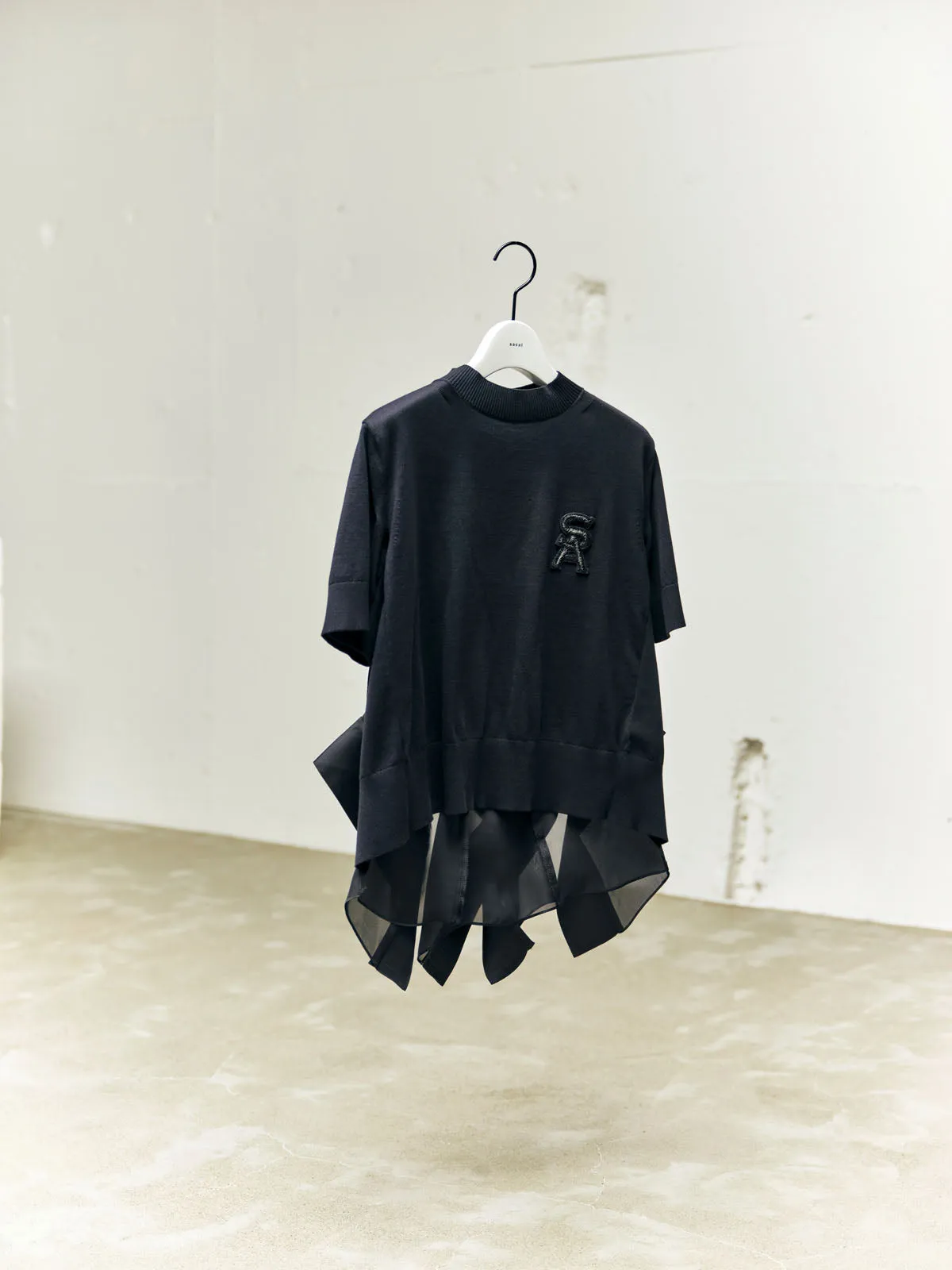 Emblem Knit Pullover sold by Sacai