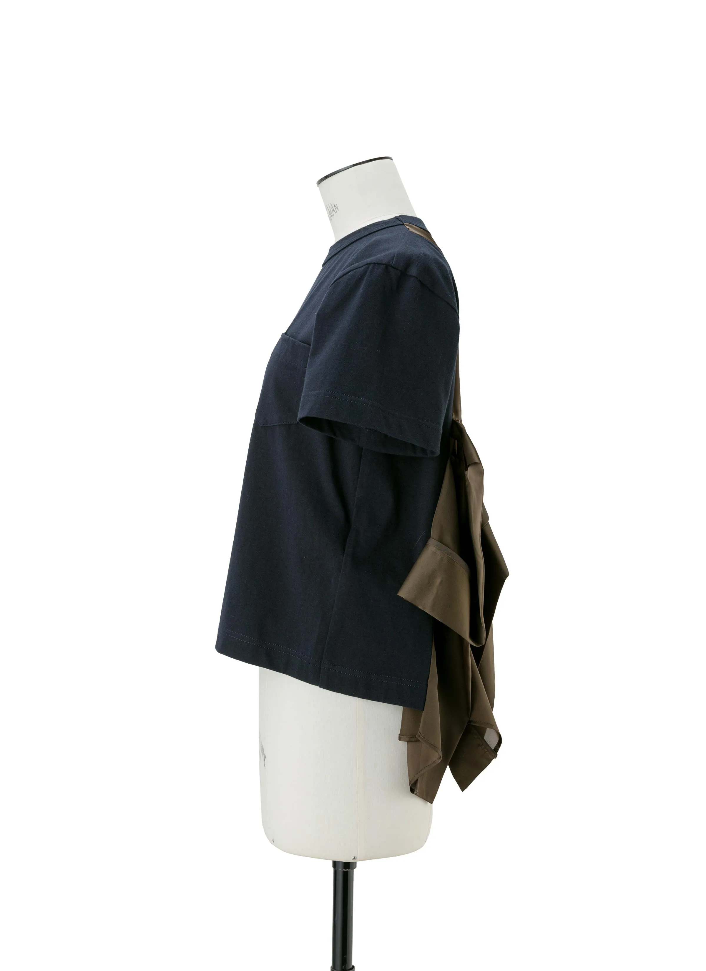 Satin x Cotton Jersey T-Shirt sold by Sacai product image thumbnail 2