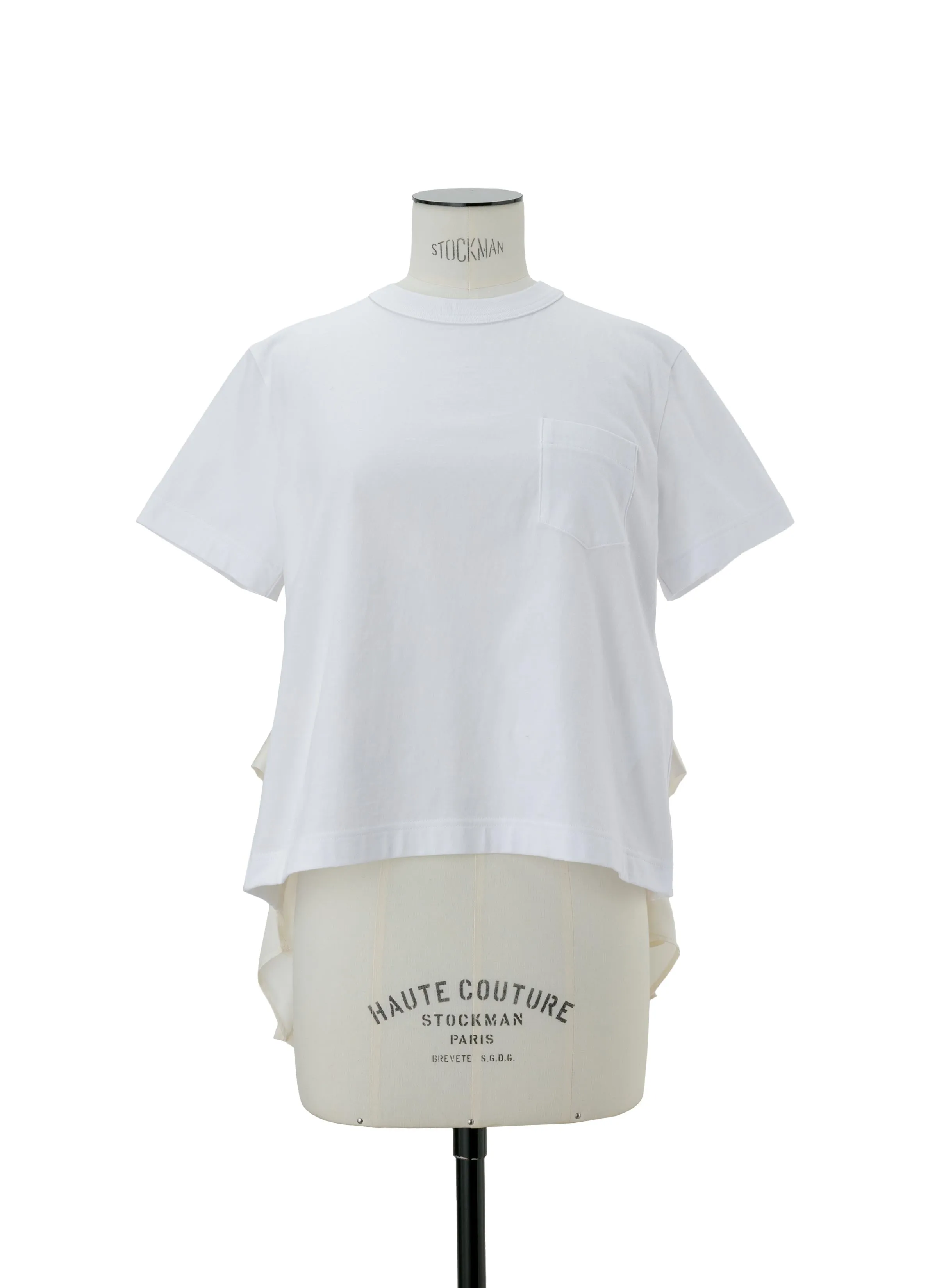 Satin x Cotton Jersey T-Shirt sold by Sacai product image thumbnail 2