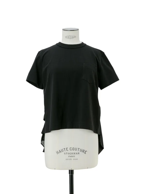 Satin x Cotton Jersey T-Shirt sold by Sacai