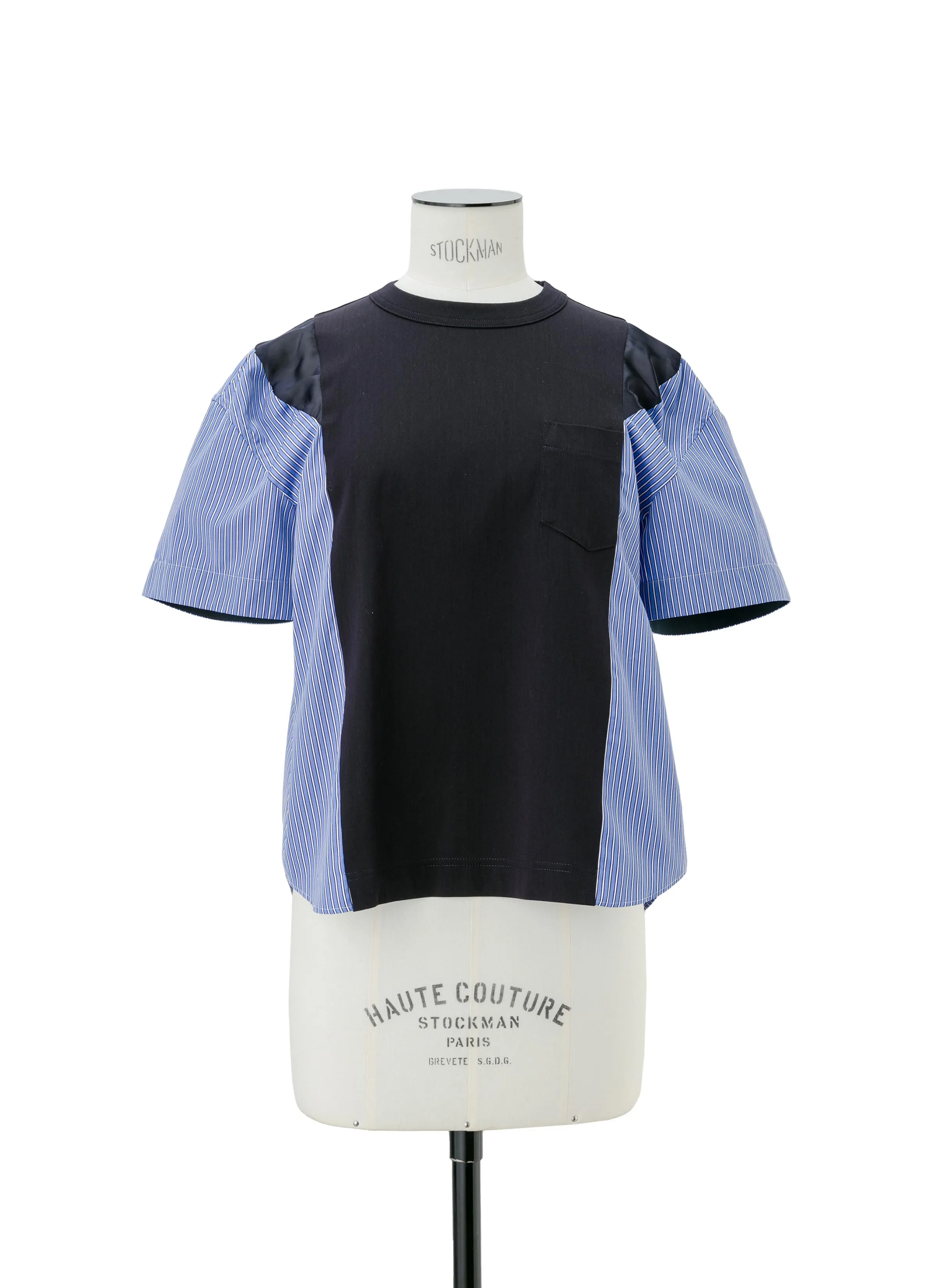 Poplin x Cotton Jersey T-Shirt sold by Sacai product image thumbnail 2