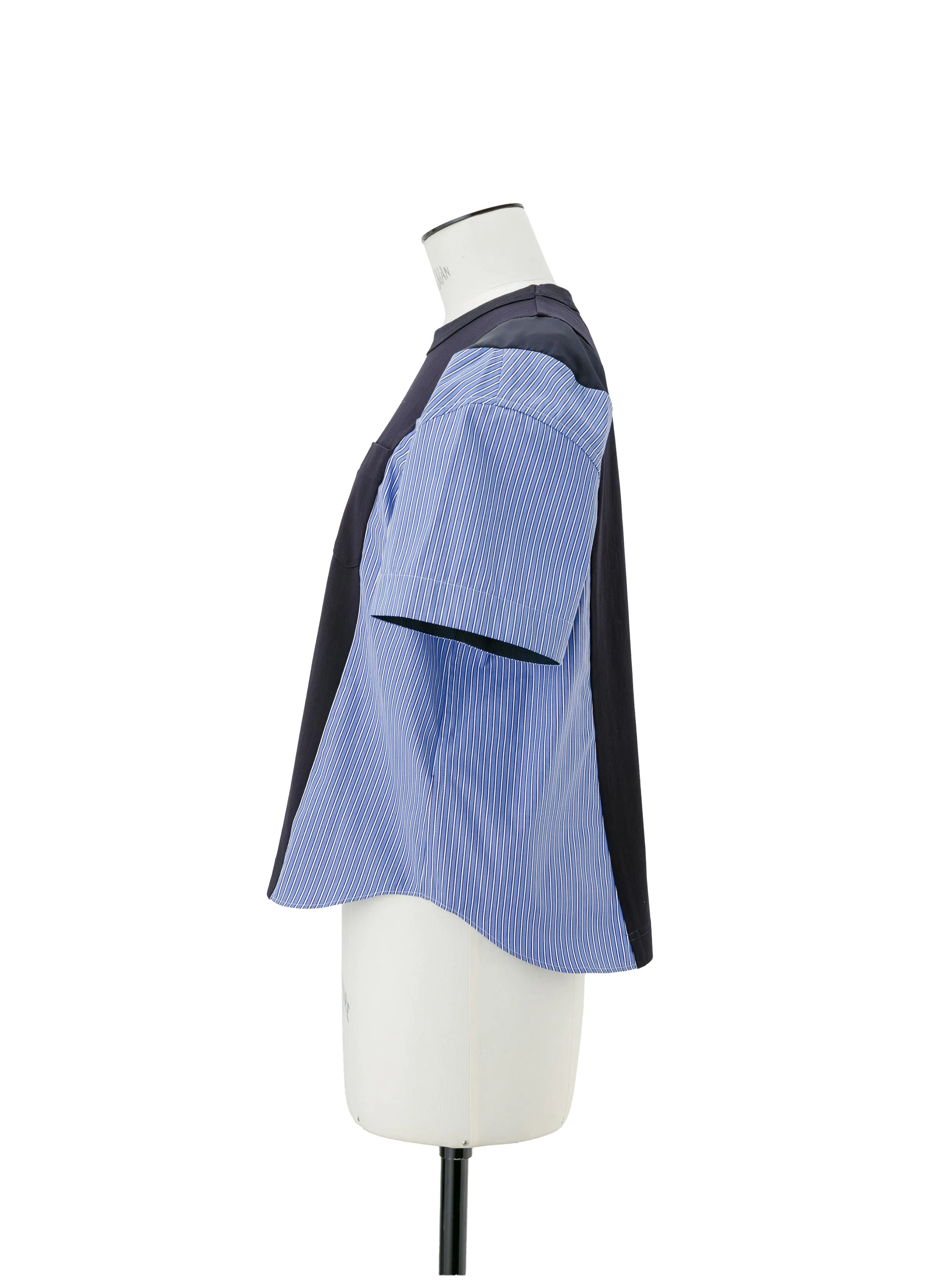 Poplin x Cotton Jersey T-Shirt sold by Sacai product image thumbnail 3