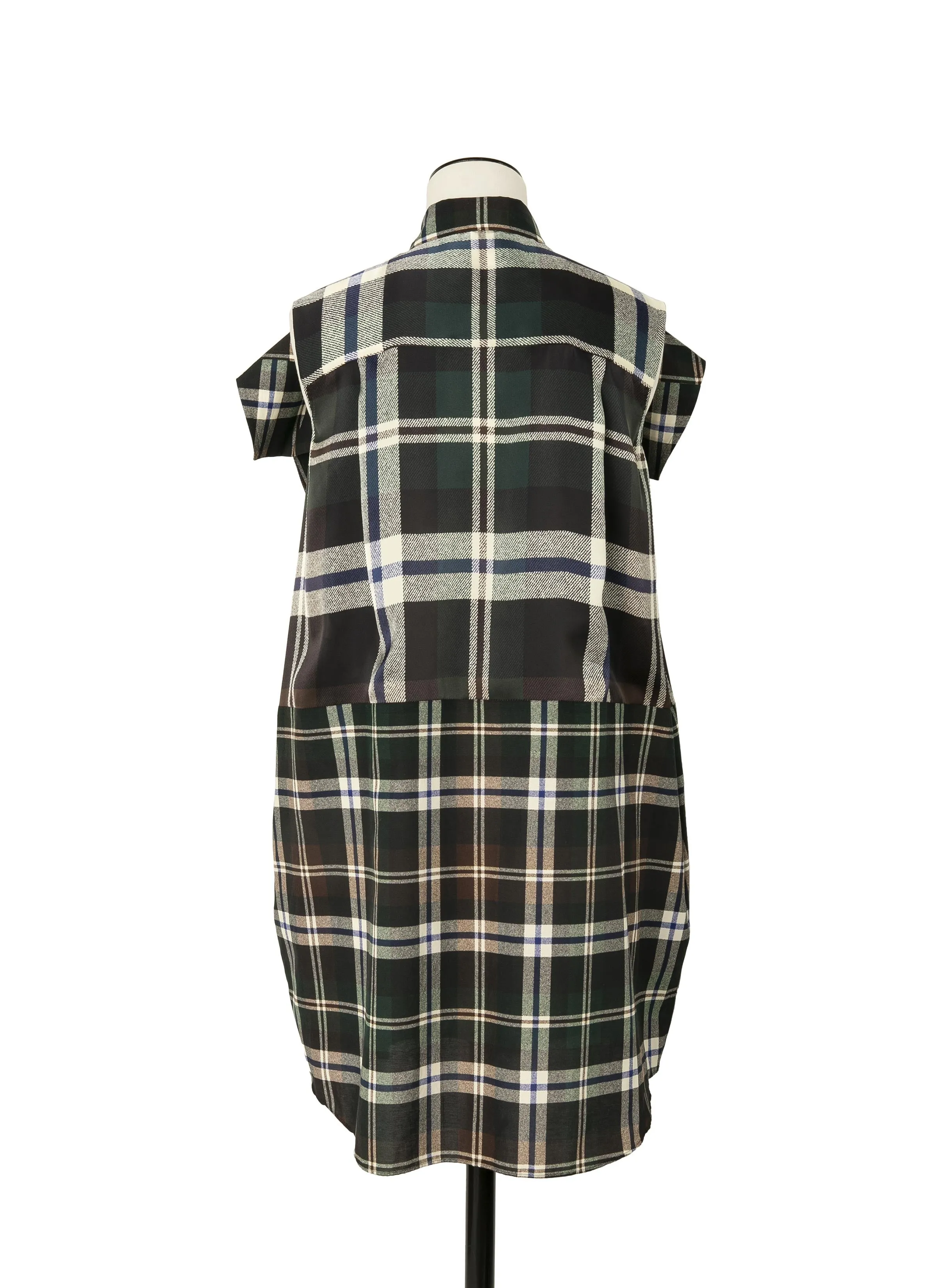 Plaid Print Dress sold by Sacai product image thumbnail 4