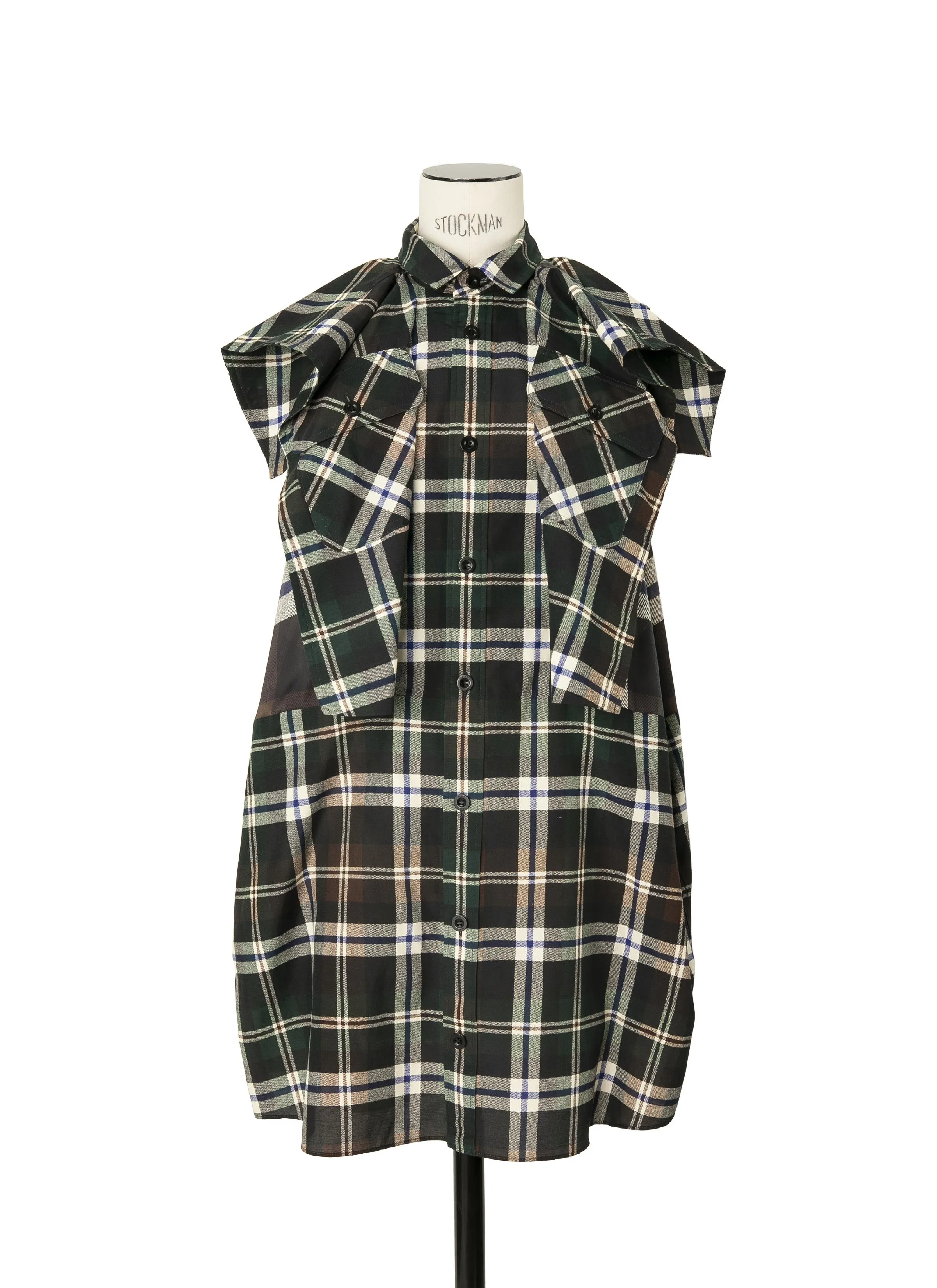 Plaid Print Dress sold by Sacai product image thumbnail 2