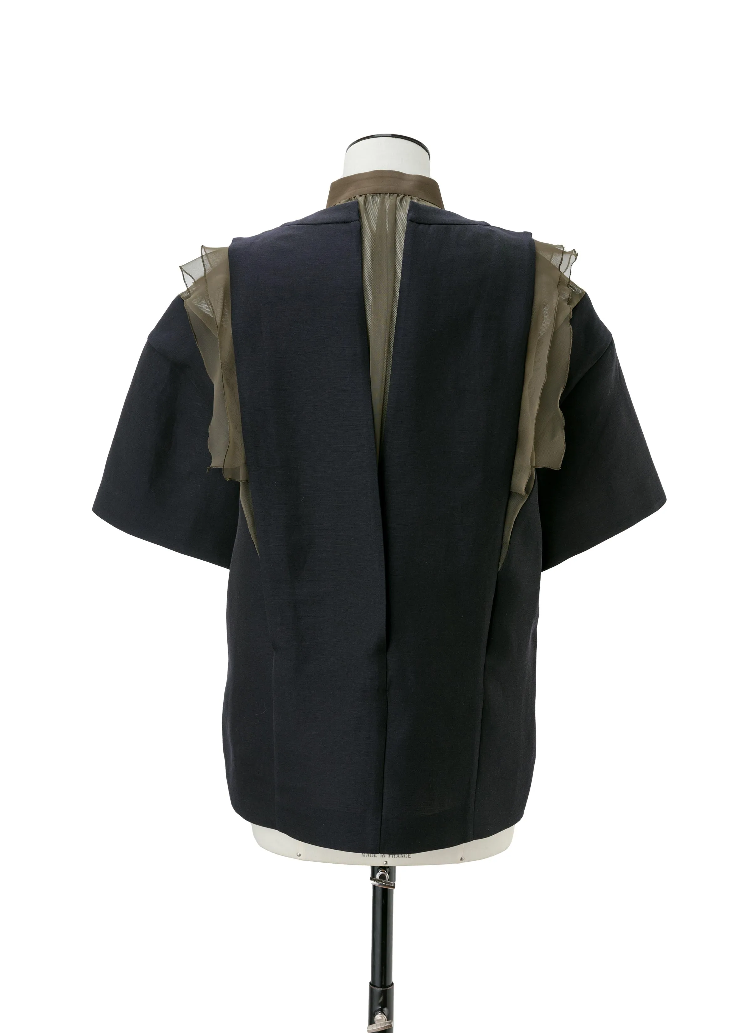 Double-Faced Silk Cotton Pullover sold by Sacai product image thumbnail 2