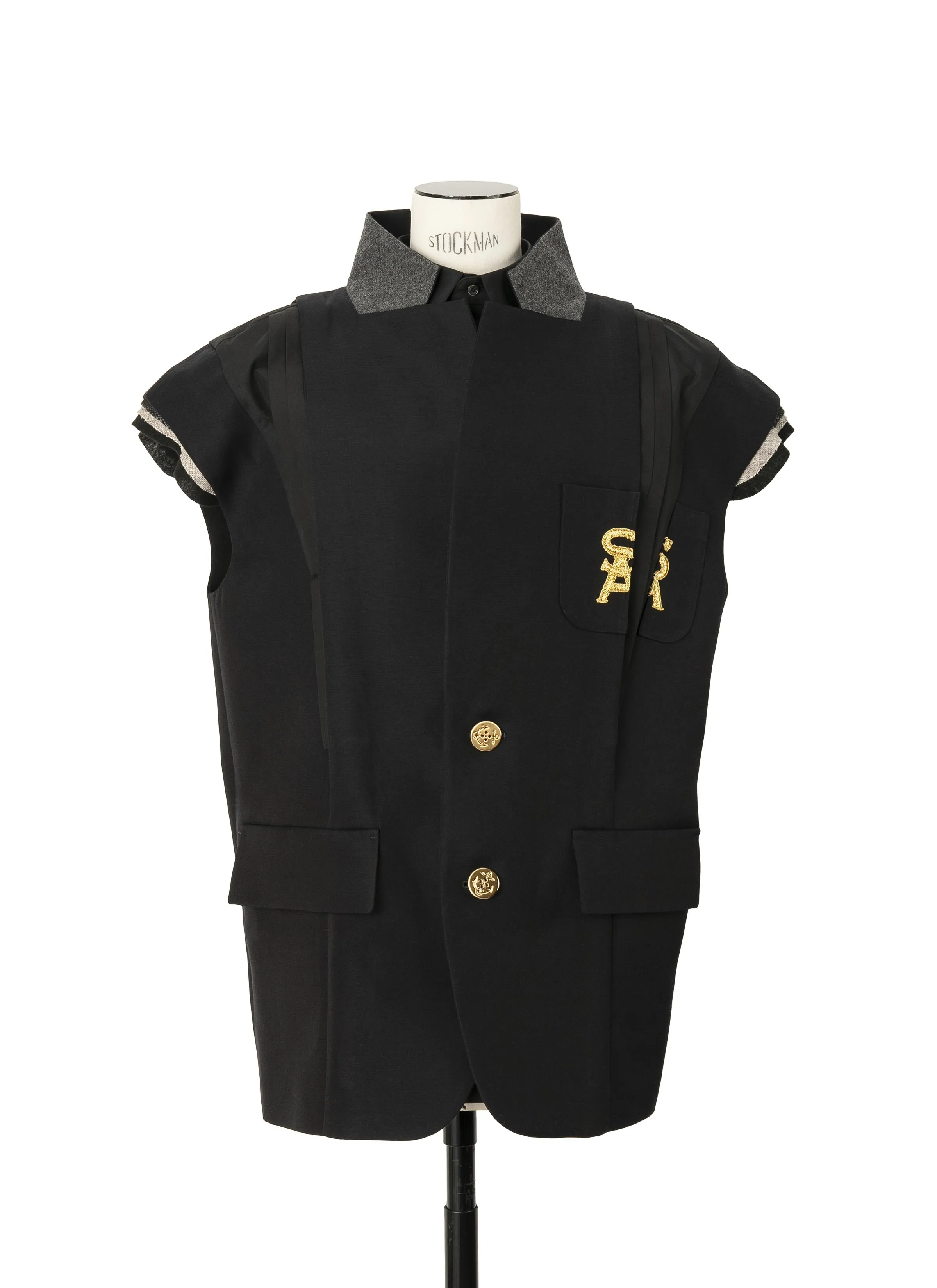 Emblem Double-Faced Silk Cotton Jacket sold by Sacai product image thumbnail 2