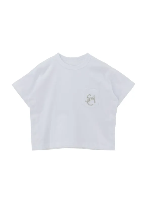 Emblem Cotton Jersey T-Shirt made by Sacai
