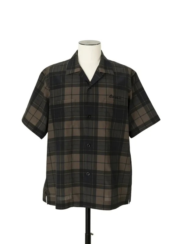Plaid Print Shirt made by Sacai