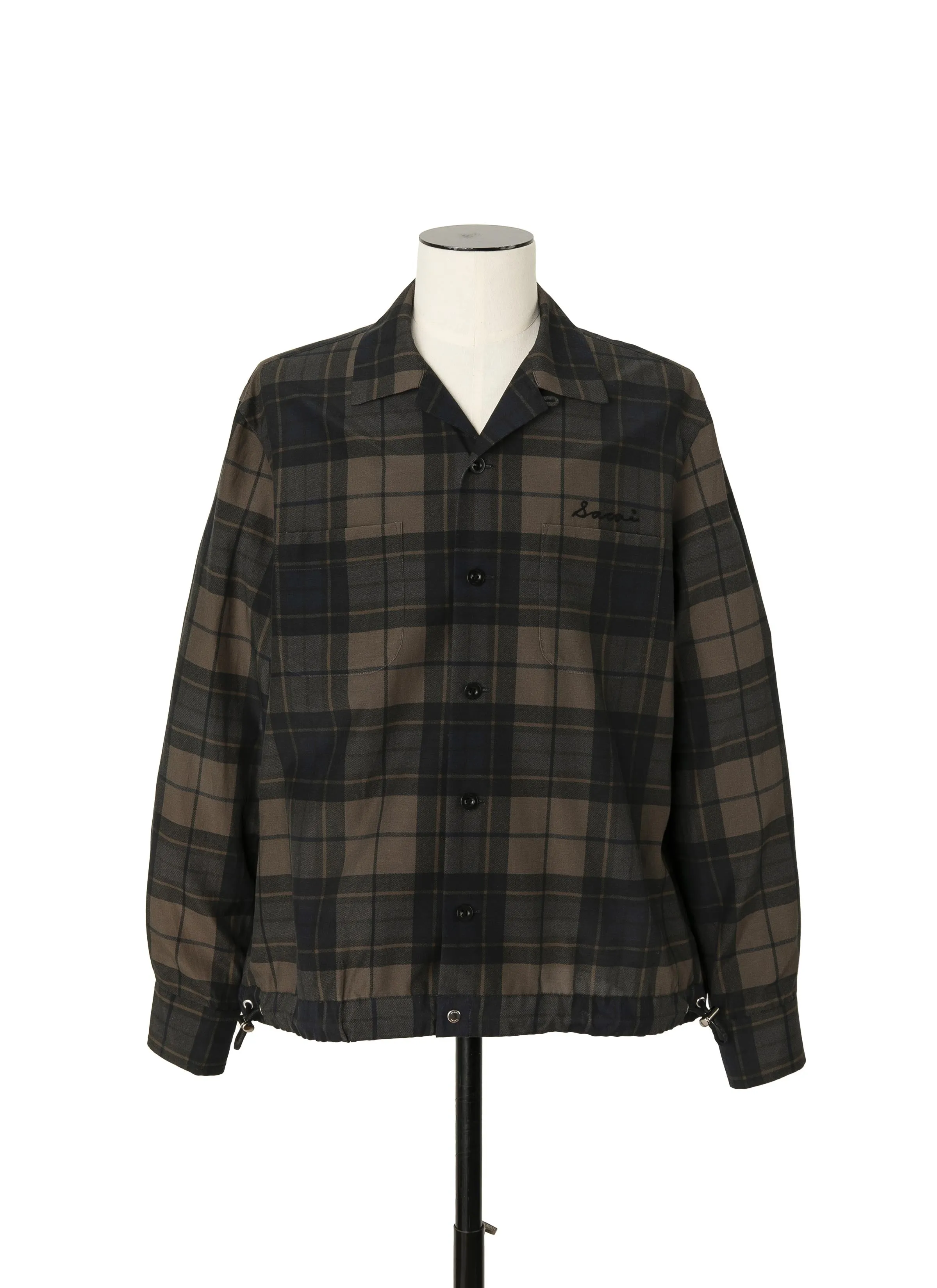 Plaid Print Shirt sold by Sacai