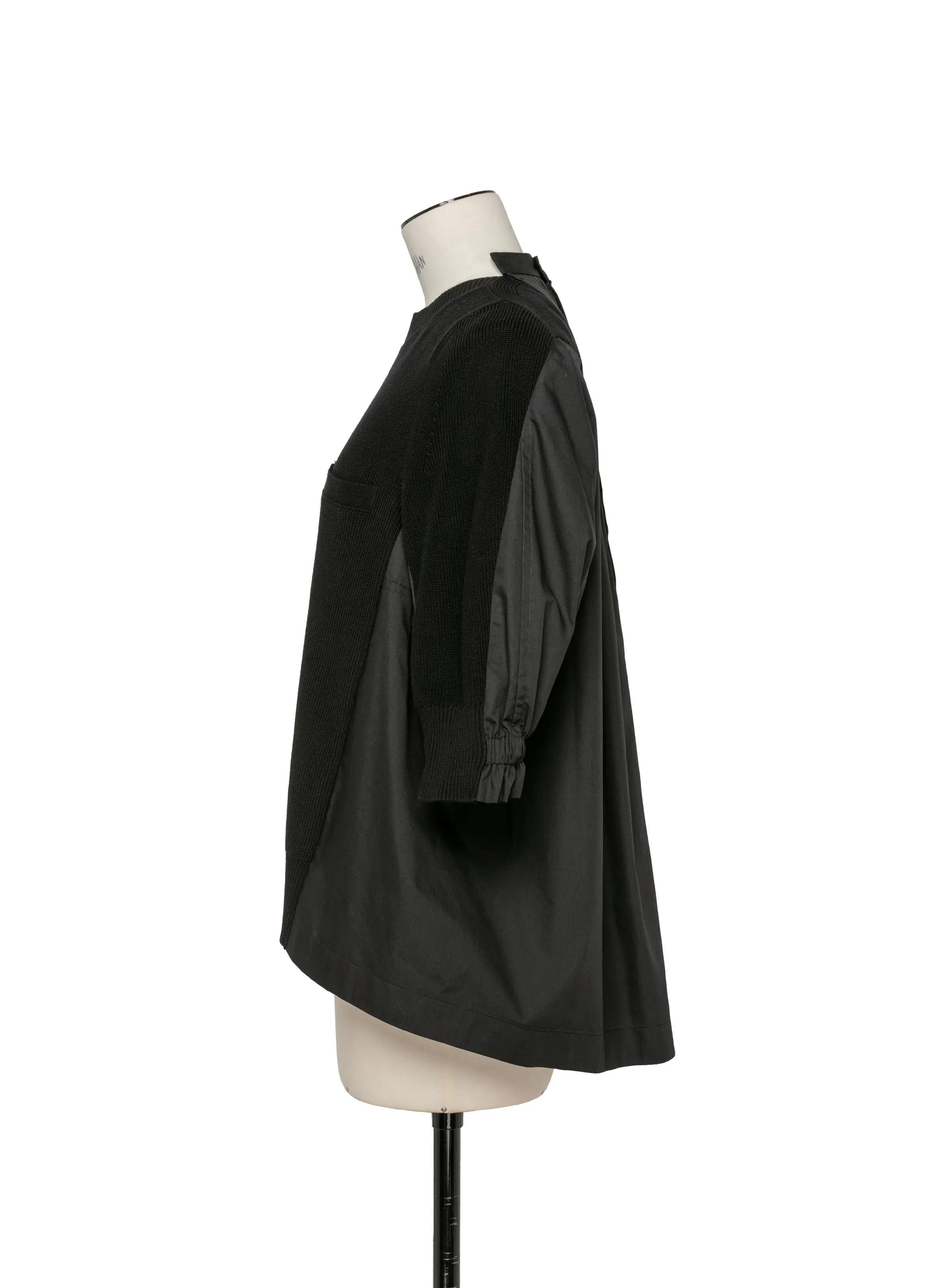 Cotton Knit x Cotton Poplin Pullover sold by Sacai product image thumbnail 2