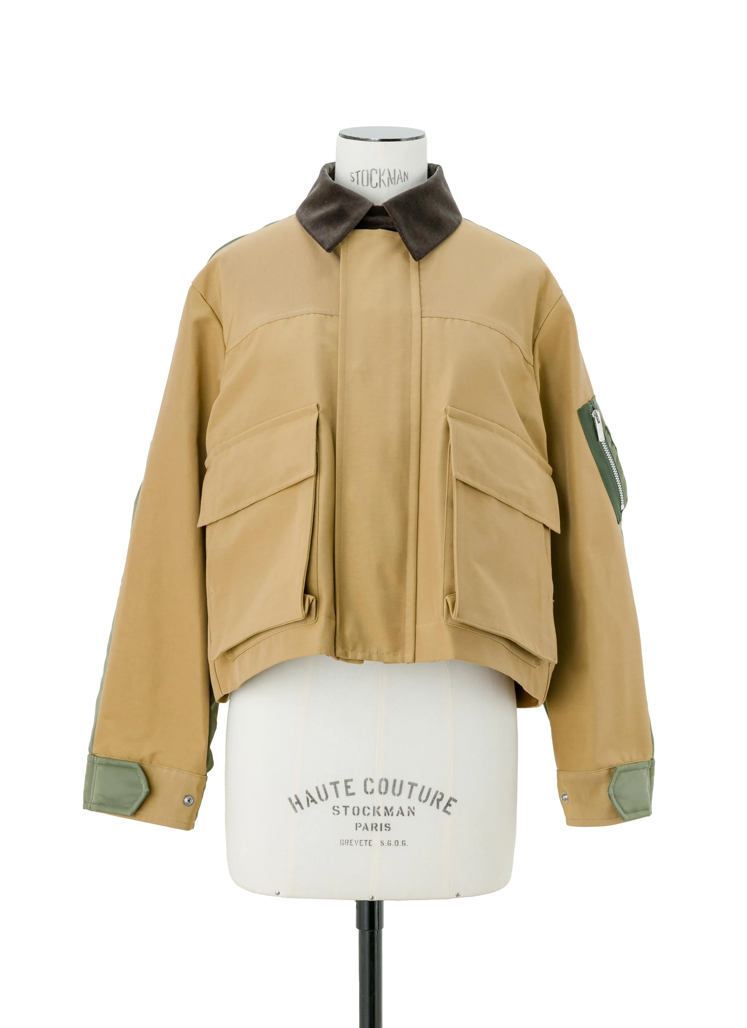 Grosgrain x Nylon Twill Blouson sold by Sacai product image thumbnail 2