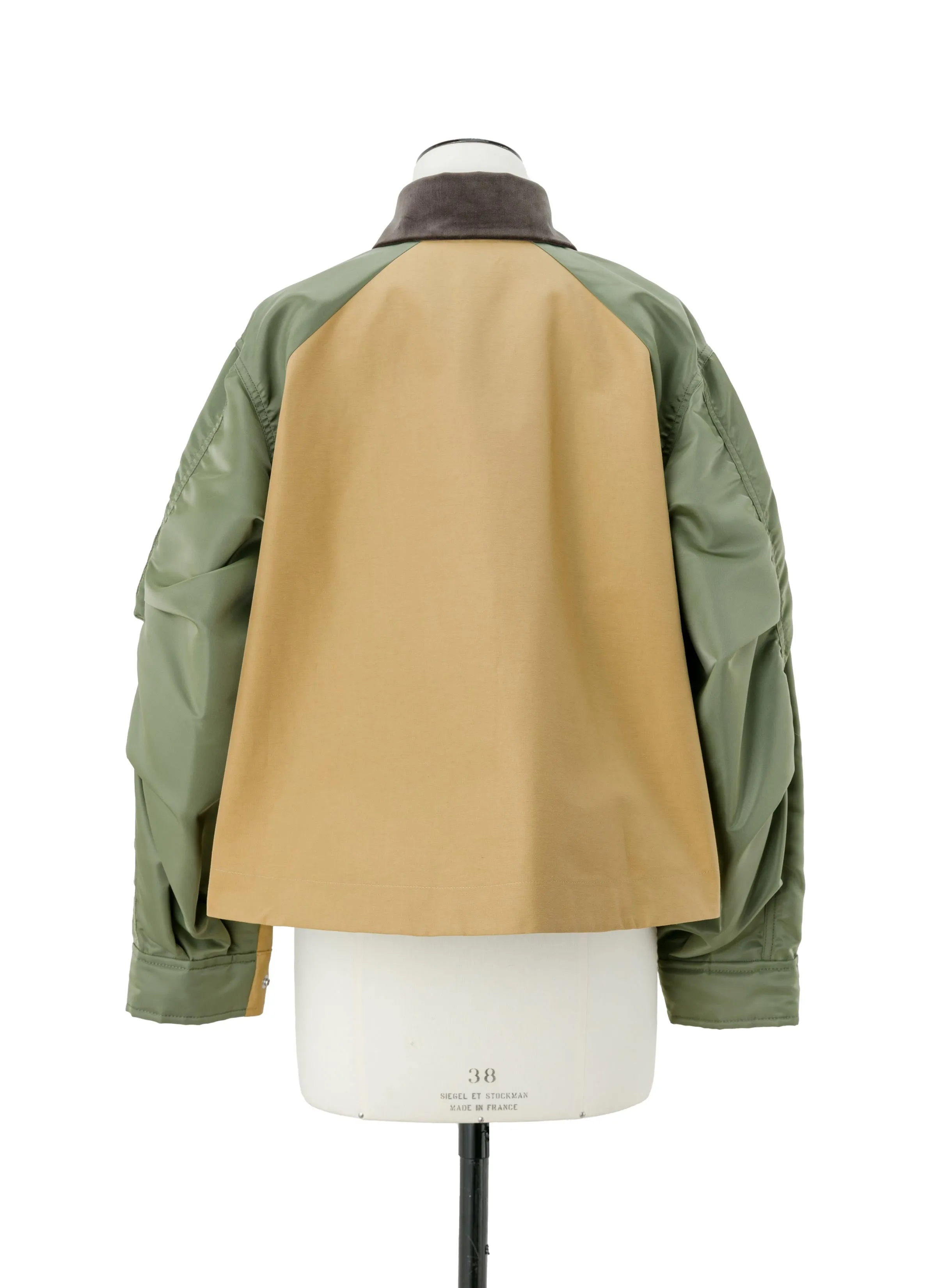 Grosgrain x Nylon Twill Blouson sold by Sacai product image thumbnail 4