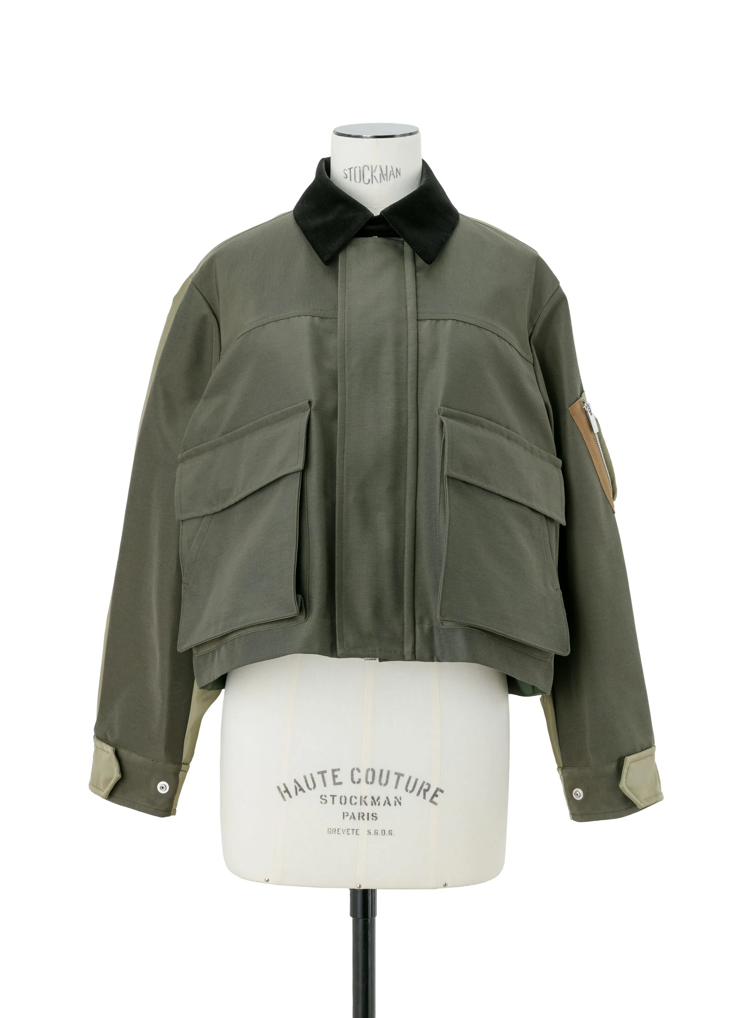 Grosgrain x Nylon Twill Blouson sold by Sacai product image thumbnail 2