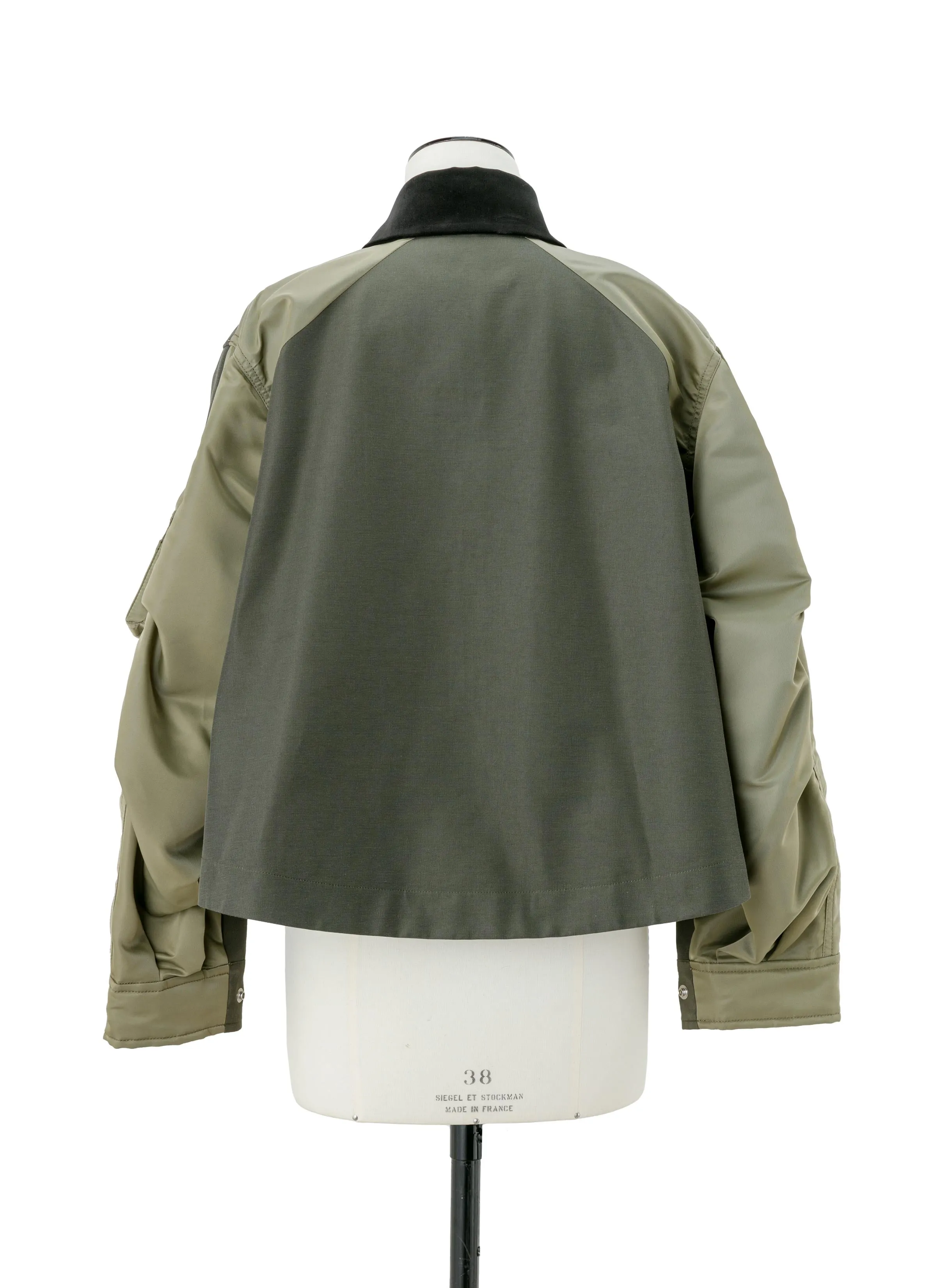 Grosgrain x Nylon Twill Blouson sold by Sacai product image thumbnail 4