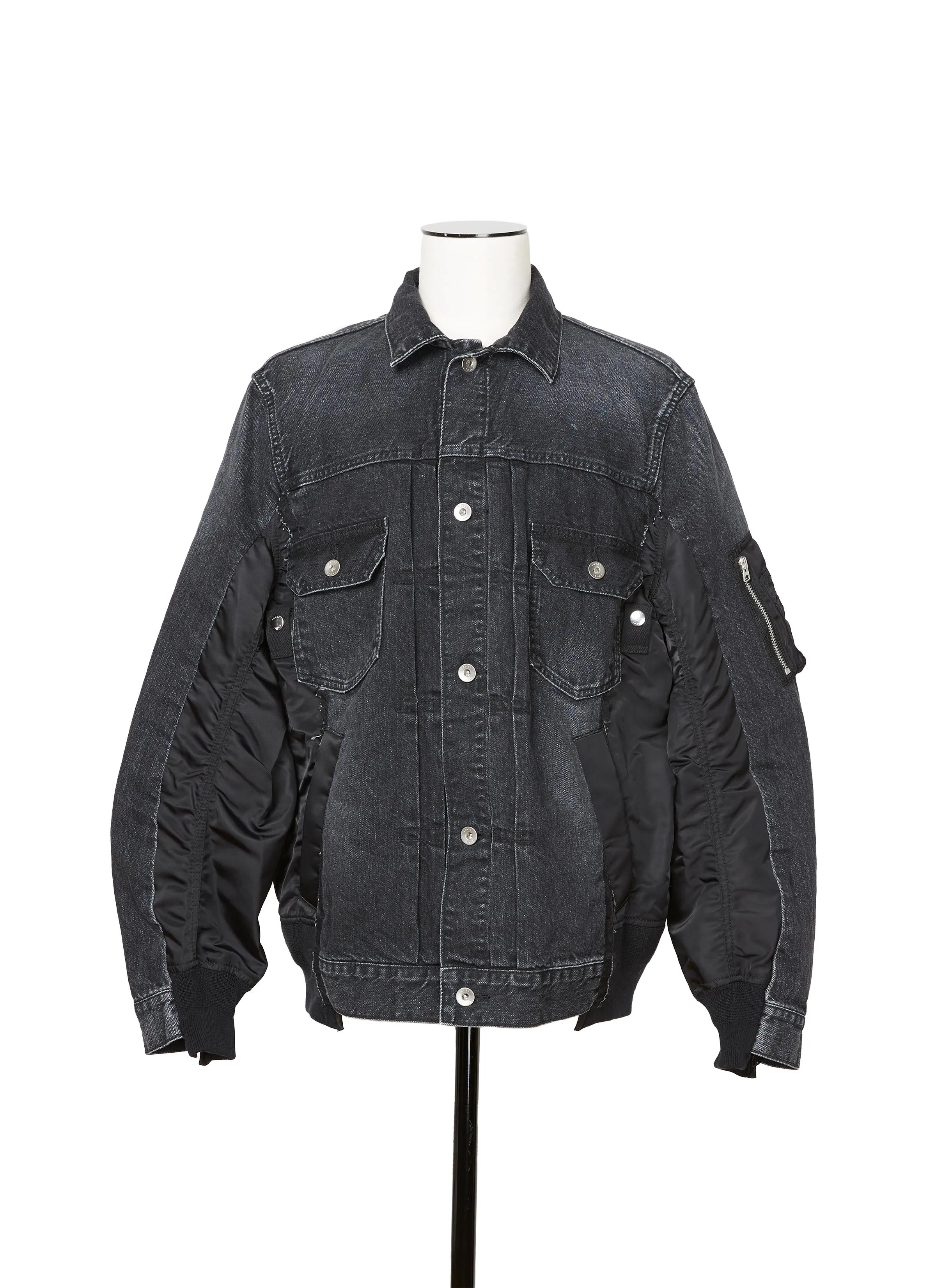 Denim x Nylon Twill Jacket sold by Sacai