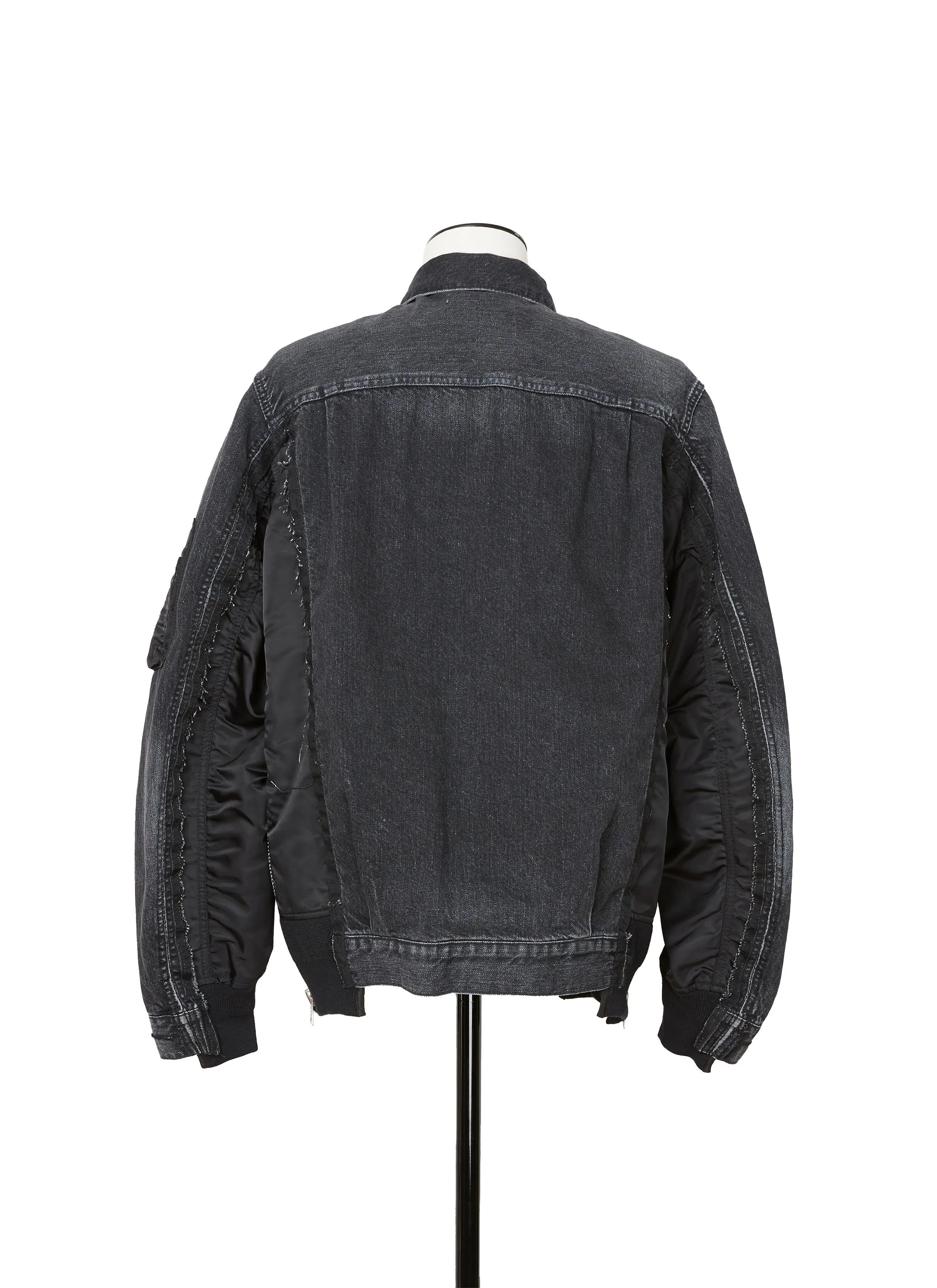 Denim x Nylon Twill Jacket sold by Sacai product image thumbnail 3