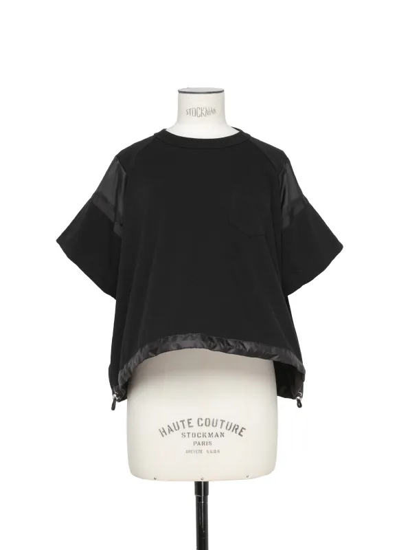 Satin x Cotton Jersey T-Shirt sold by Sacai