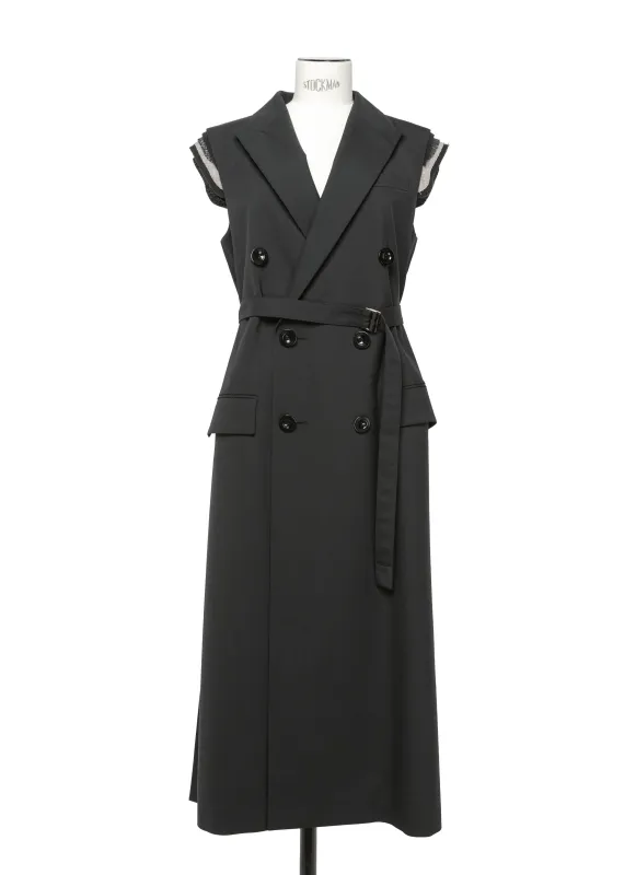 Suiting Long Vest made by Sacai