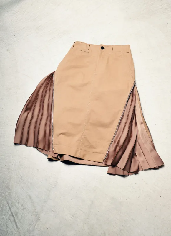 Cotton Chino Skirt made by Sacai