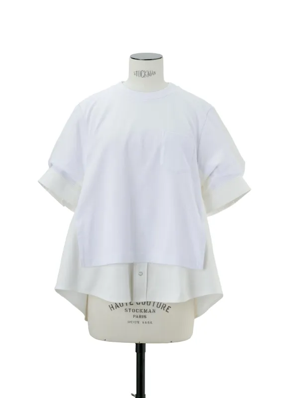 Dungaree x Cotton Jersey T-Shirt sold by Sacai