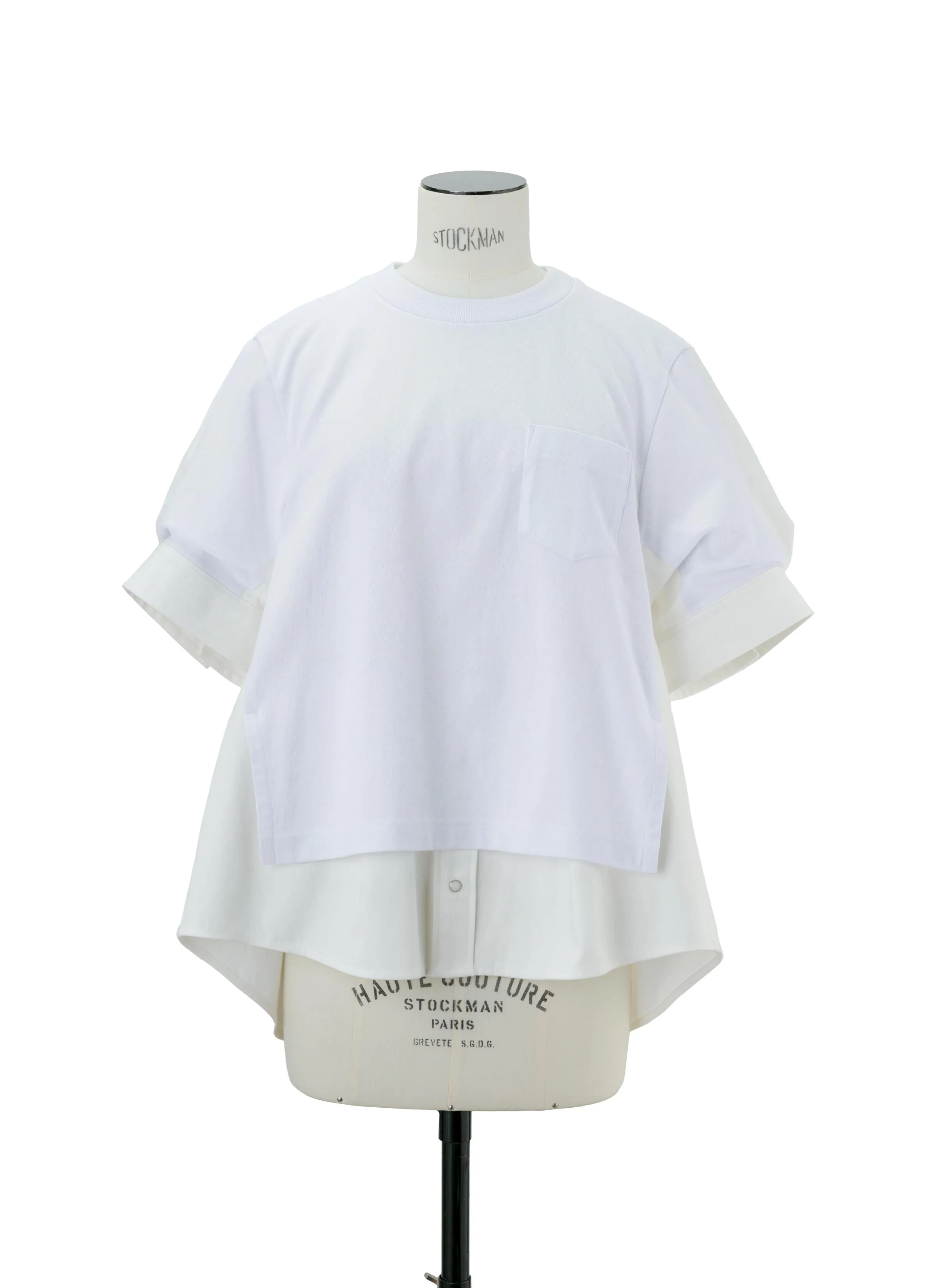 Dungaree x Cotton Jersey T-Shirt sold by Sacai