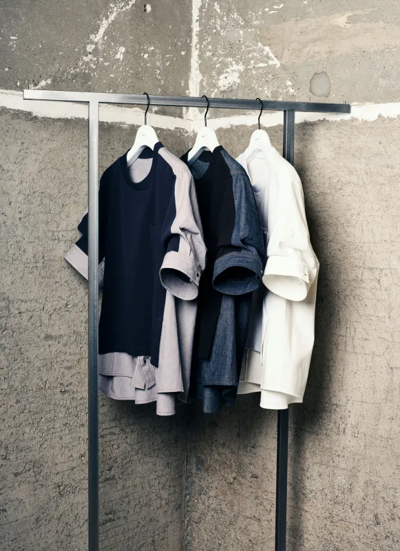 Dungaree x Cotton Jersey T-Shirt made by Sacai