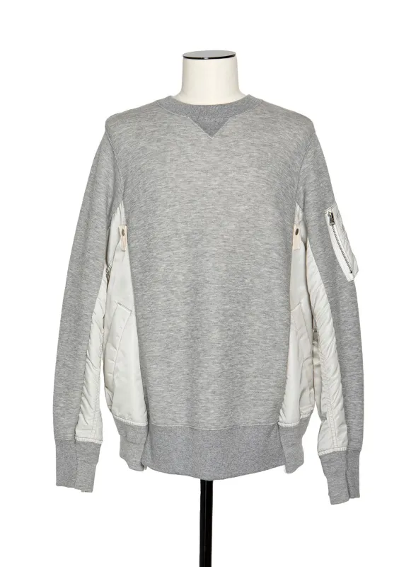 Sponge Sweat x Nylon Twill Pullover sold by Sacai