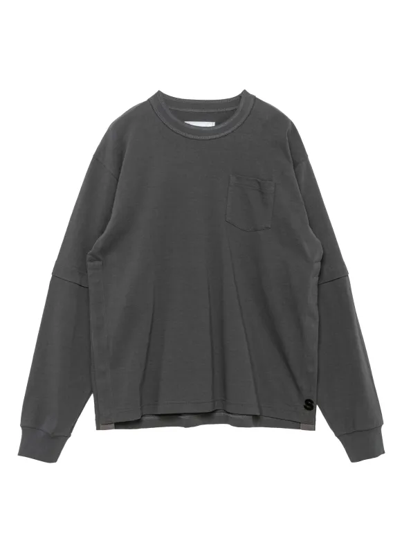 s Cotton Jersey L/S T-Shirt sold by Sacai