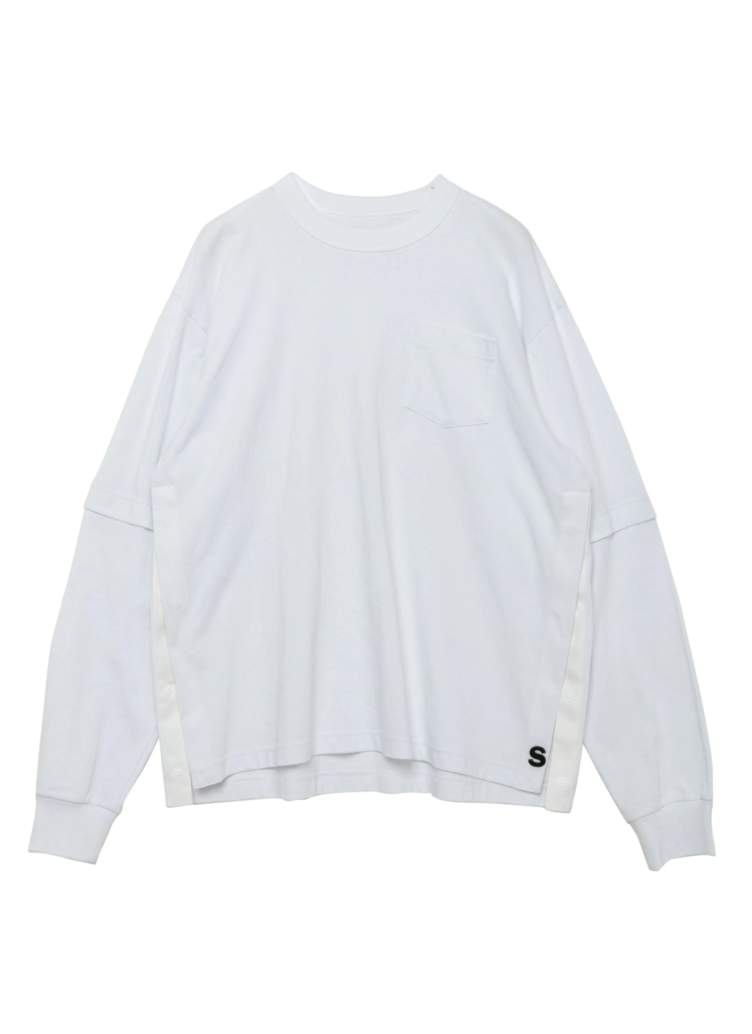 s Cotton Jersey L/S T-Shirt sold by Sacai product image thumbnail 2
