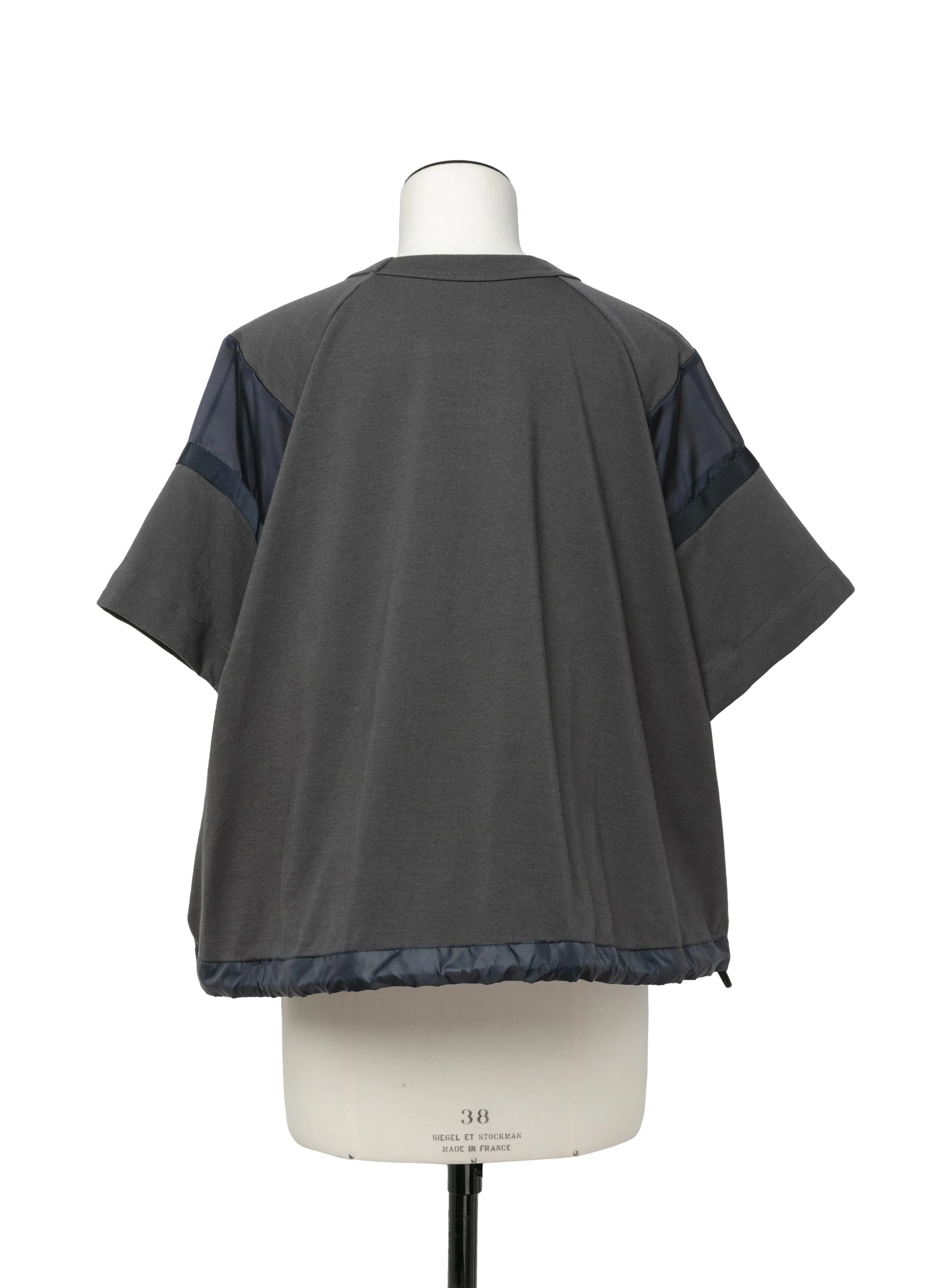 Satin x Cotton Jersey T-Shirt sold by Sacai product image thumbnail 3