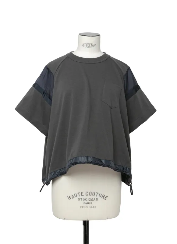 Satin x Cotton Jersey T-Shirt sold by Sacai