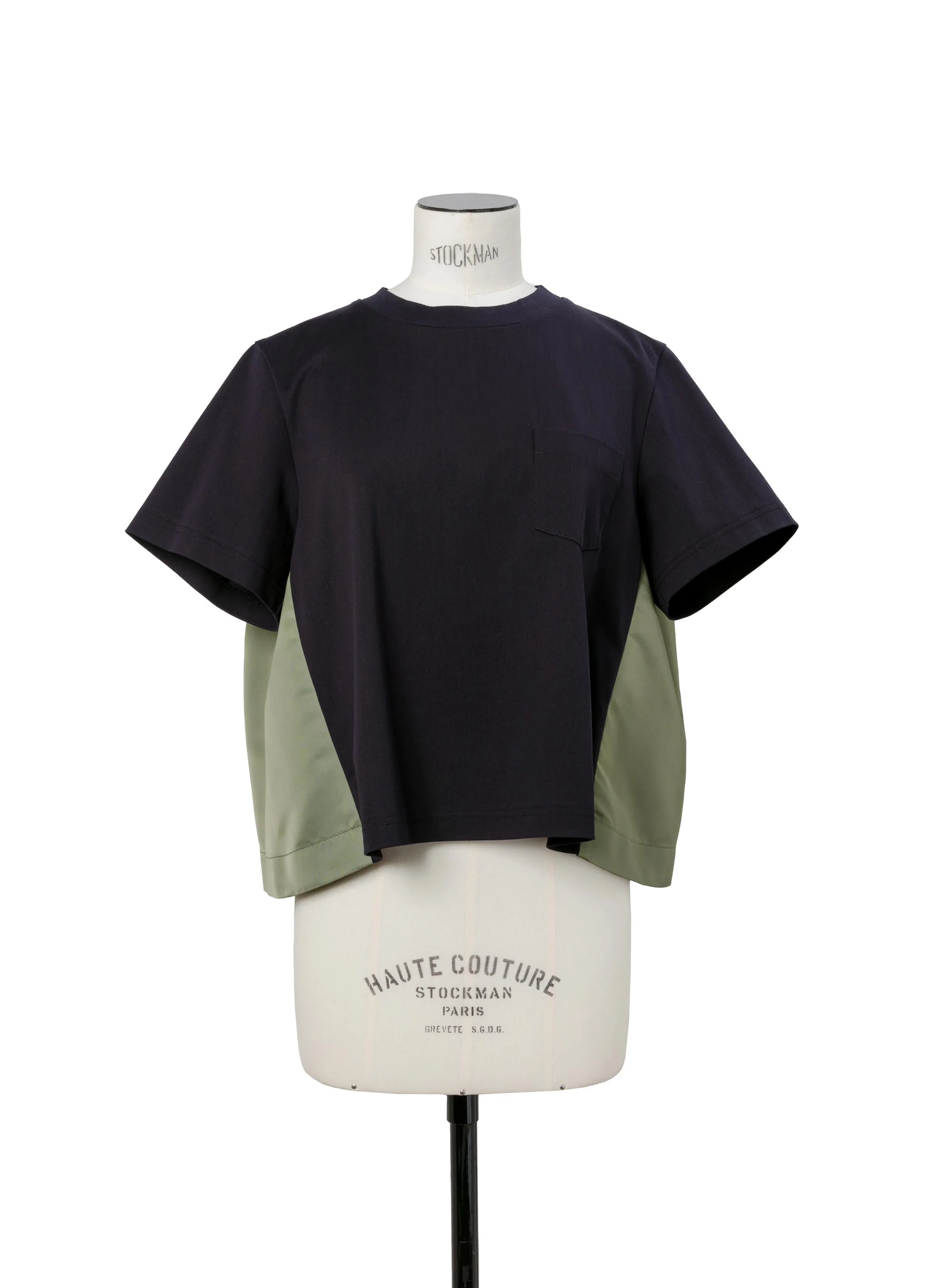 Nylon Twill x Cotton Jersey T-Shirt sold by Sacai