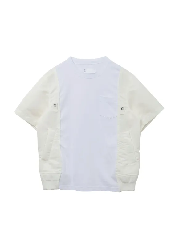 Nylon Twill x Cotton Jersey T-Shirt sold by Sacai